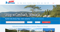 Desktop Screenshot of pl.ingtours.cz